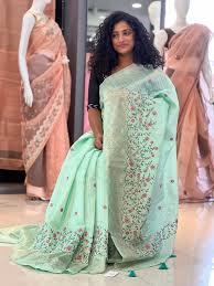 Embroidered Silk Sarees